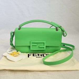 Auth Fendi Baguette Mini Bag Phone Pouch